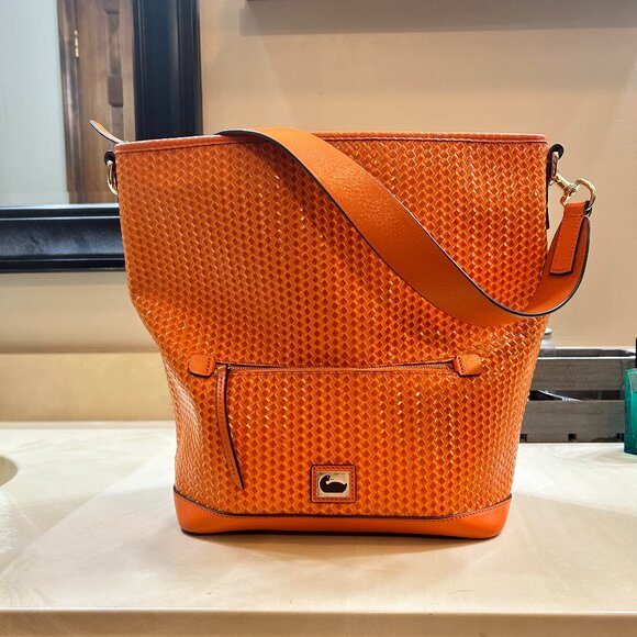 Dooney & Bourke Camden Woven Hobo - Picture 1 of 14